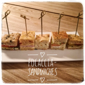 Focaccia-Sandwiches