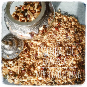 Eisenhaltige Granola / Müeslimischung